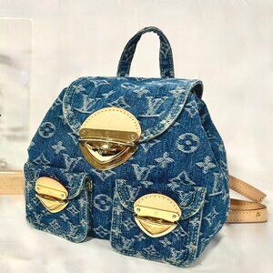 Louis Vuitton Venice Backpack - Monogram Denim Blue (NWT + Dust bag)